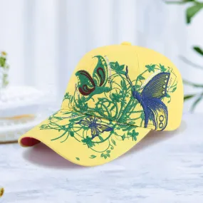 Adjustable Breathable Embroidered Sun Hat