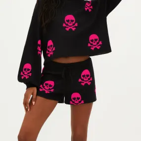 Balboa Short - Bright Fuchsia Ghouls