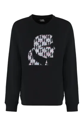 COTTON CREW-NECK SWEATSHIRT