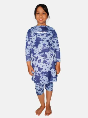 Girl One Piece Full Sleeve with Jammer Swim Dress