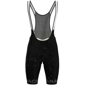 Men's WT 2ND SKIN Bib Short - Black Grunge