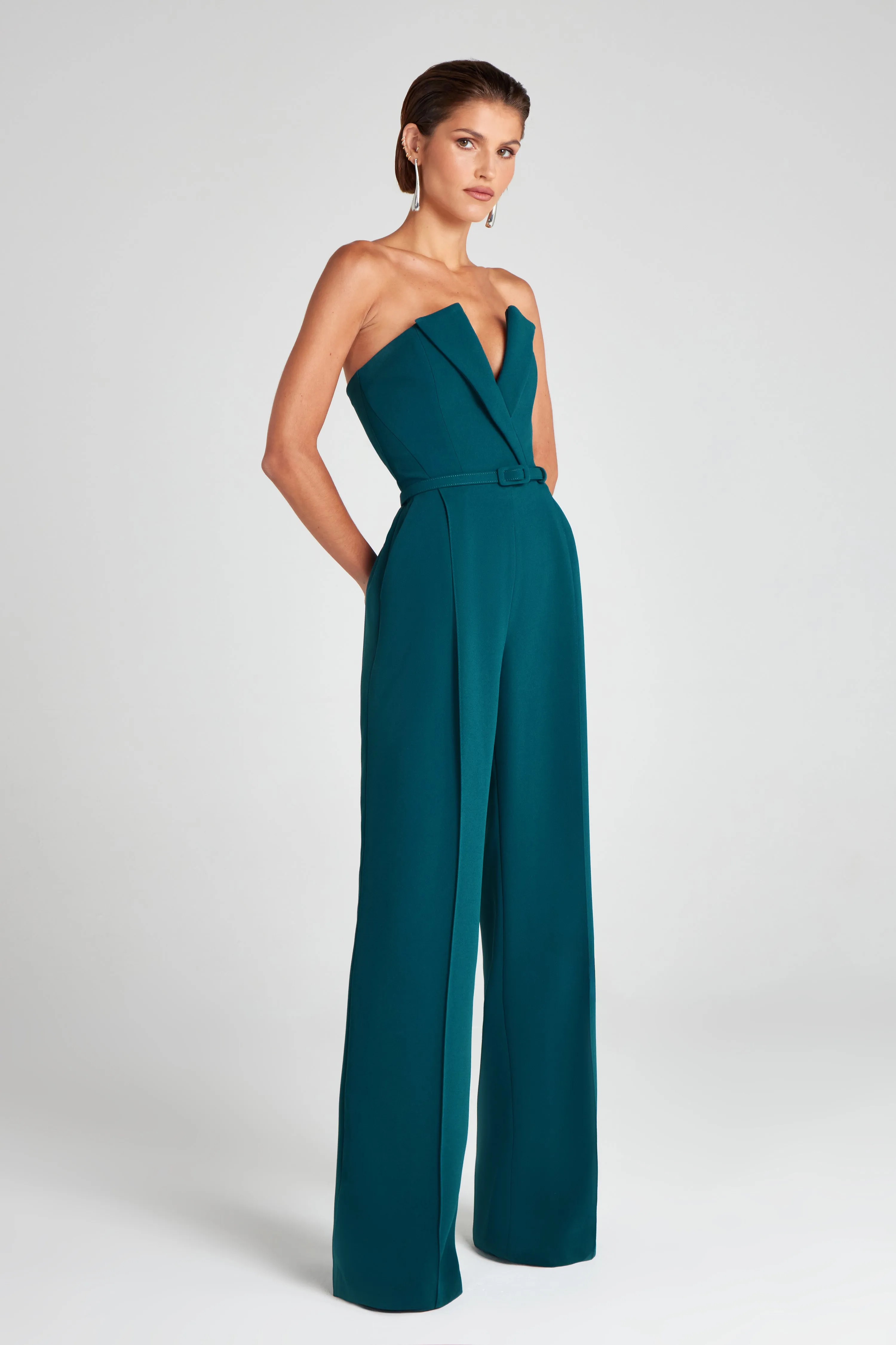 Vanessa Teal Jumpsuit